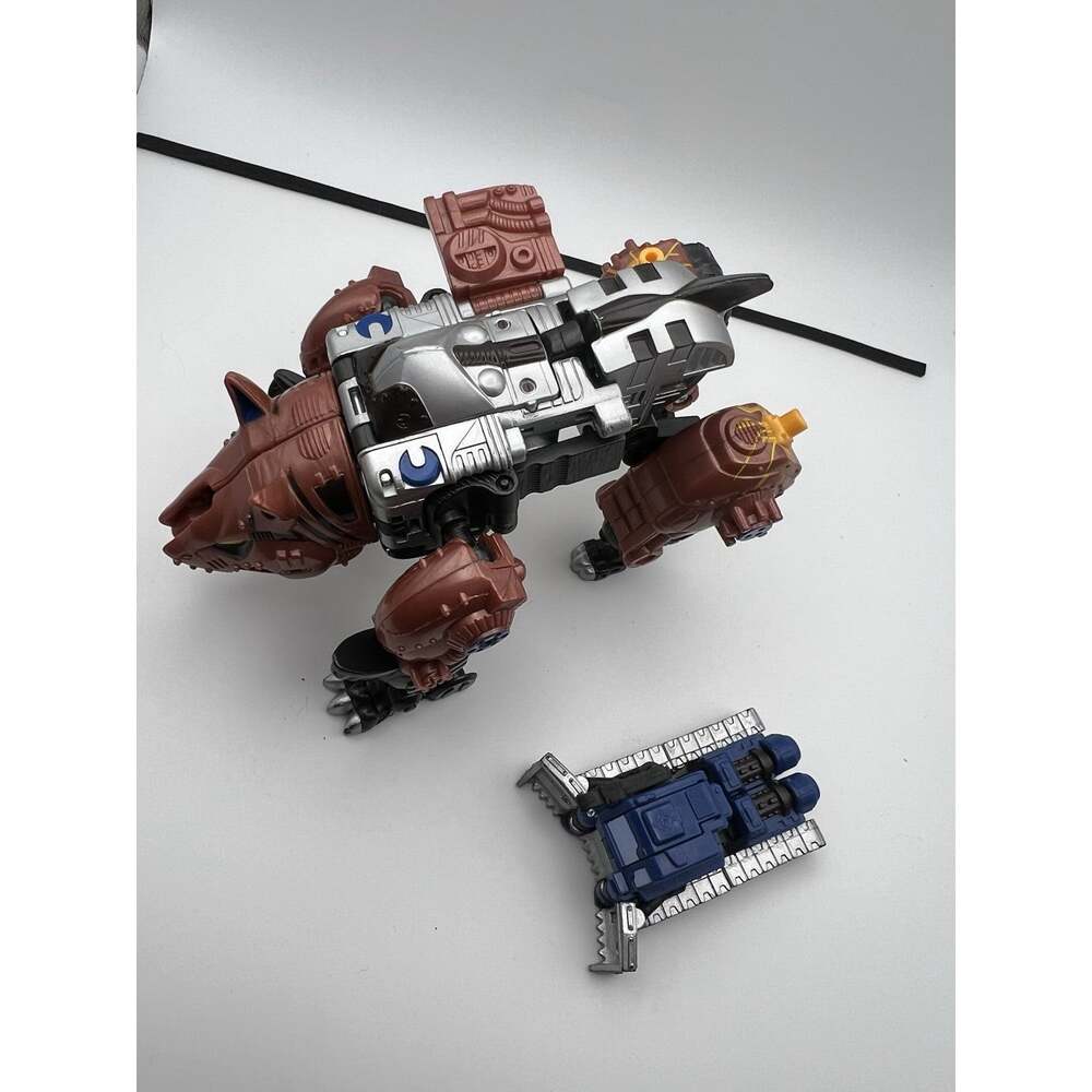 2003 Transformers Armada Rhinox w/ Armorhide Mini-Con Hasbro Incomplete - Picture 5 of 9